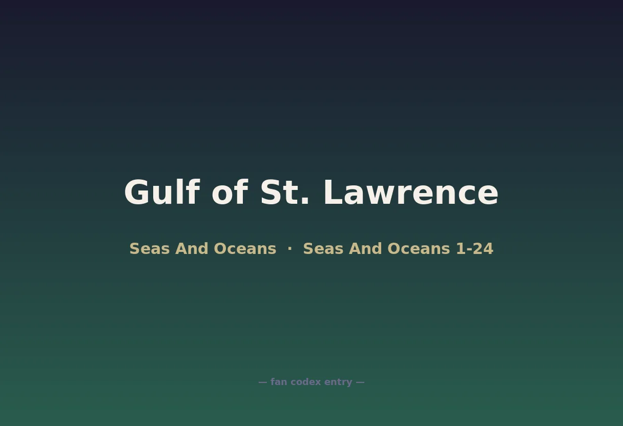 Gulf of St. Lawrence
