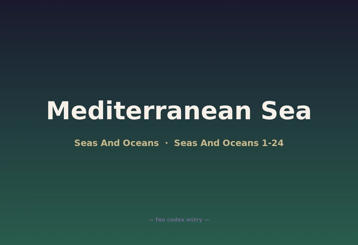 Mediterranean Sea