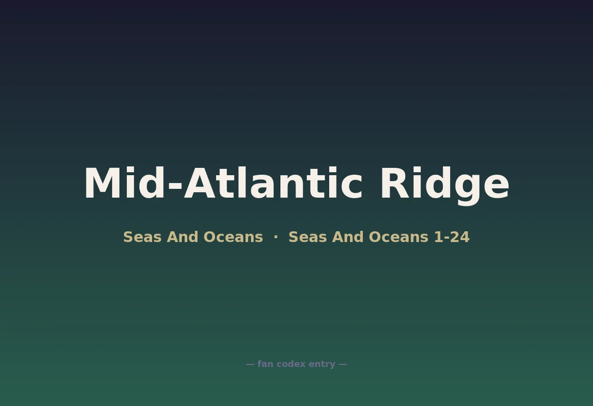 Mid-Atlantic Ridge