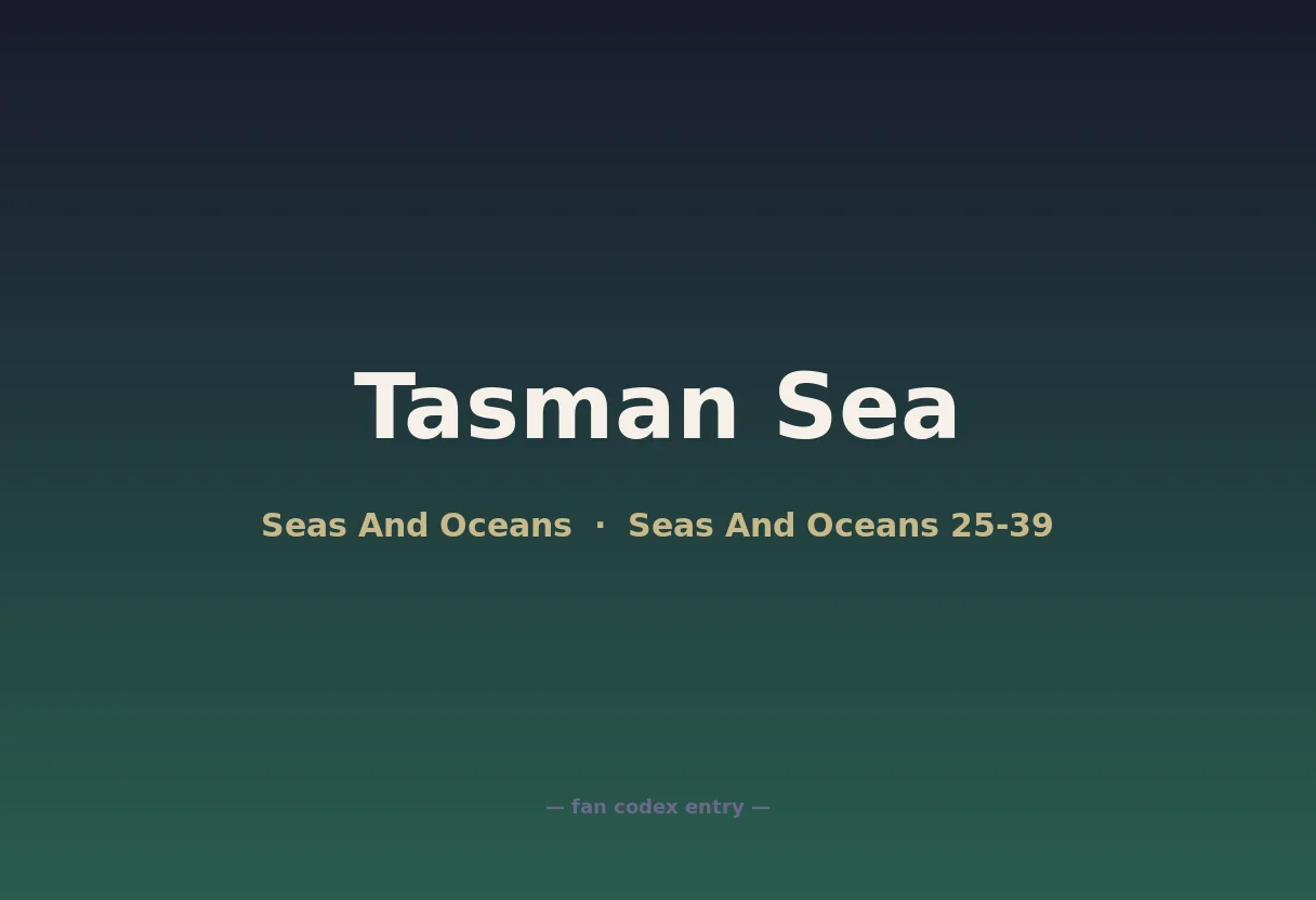 Tasman Sea