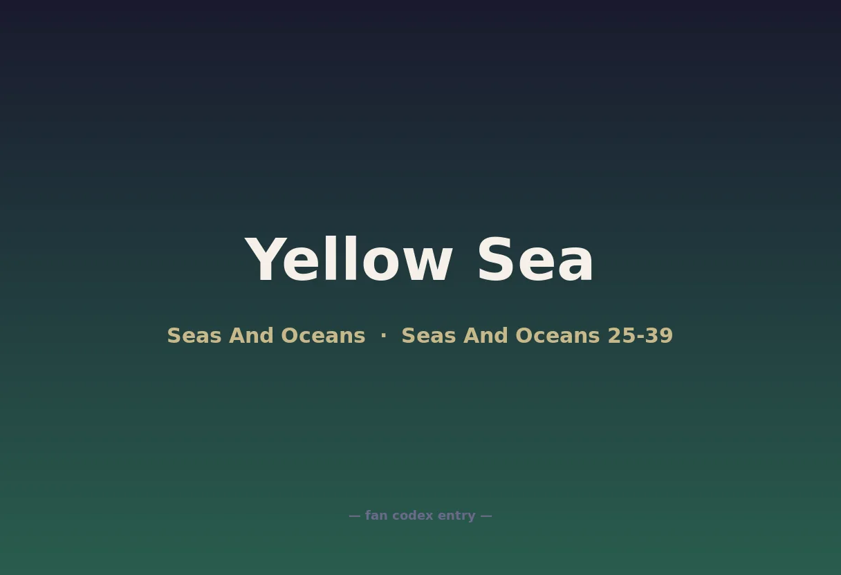 Yellow Sea